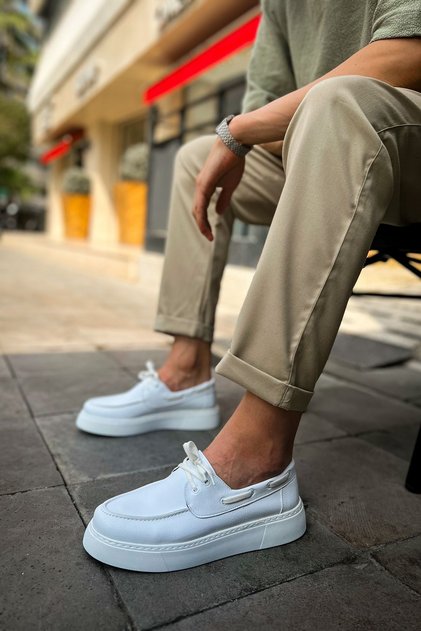 Mn419 - Cbt Torrini Men's Shoes White
