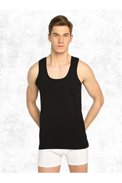 Men's 6-Piece 100% Cotton Ribbed Tank Top
