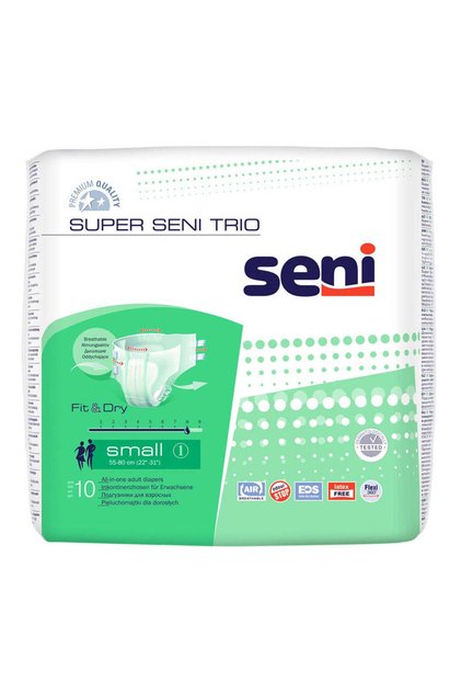 Chiloti pentru incontinenta urinara Super Trio Small, 10 Bucati,