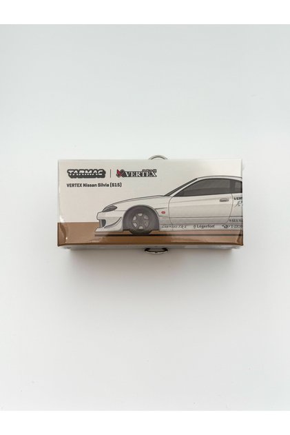 1/64 Nissan Silvia S15 Vertex, λευκό μεταλλικό