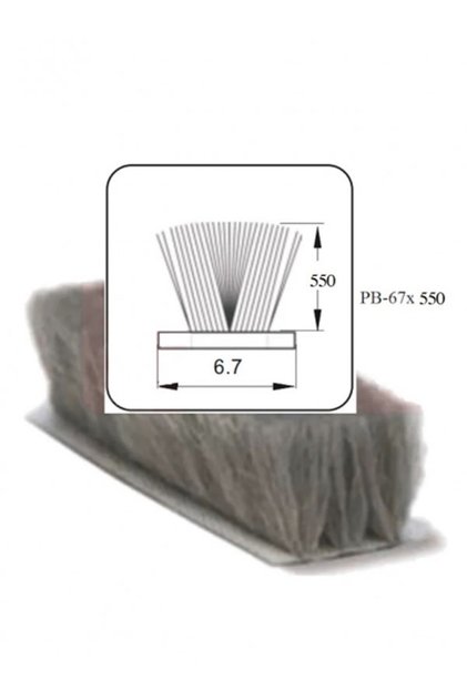 Glass Balcony Hair Wicks / Sliding Door Hair Wicks 67X550 25 Meters