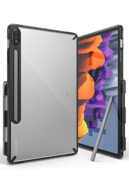 Samsung Galaxy Tab S8 / S7 Case Cover| Fusion Series| Smoke Black