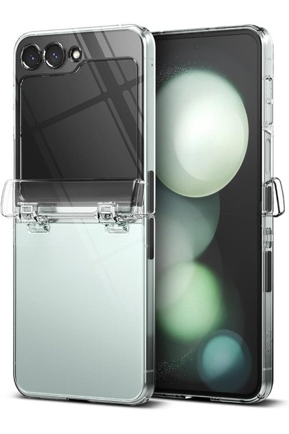 Samsung Galaxy Z Filp 5 Case Cover | Slim Hinge Series | Clear