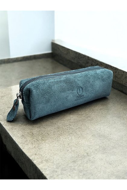 Multi-Color Genuine Leather Pen Holder and Gift, Suitable for Preschool, Stylish and Convenient