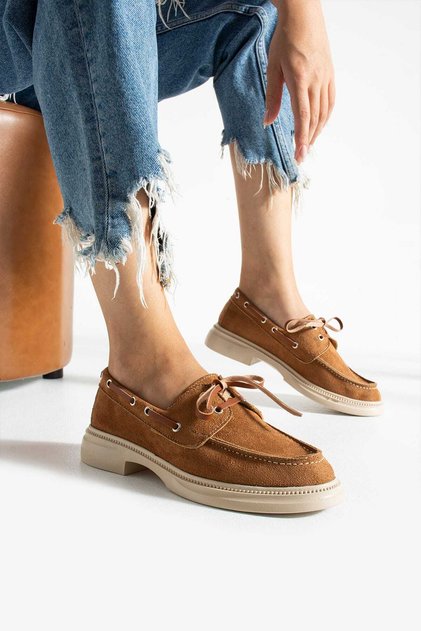 Camelia Women's Casual Loafer Tan Suede
