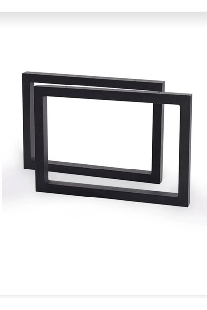 2 adet Orta sehpa ayağı bank ayakları metal ayak 50 X 35 cm yükseklik