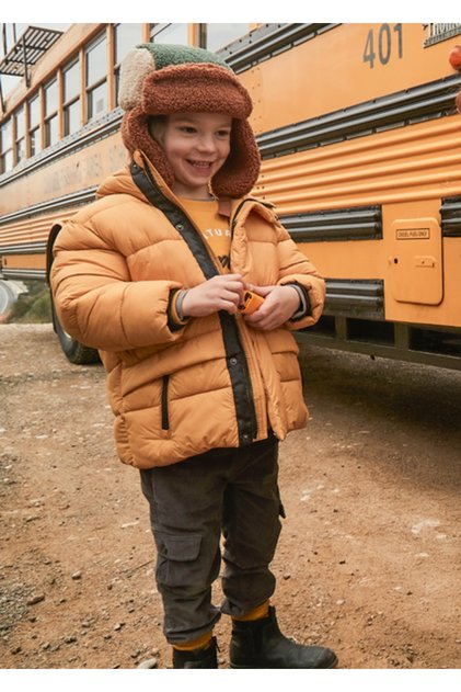 Black Boy's Velvet Cargo Pants 4564
