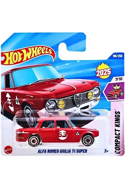 ベルグ製Alfa Romeo Giulia TI Super 1:24 HOT WHEELS Tekli Arabalar Alfa Romeo Giulia T1 Super HYW40