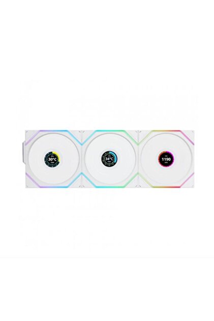Lian Li UNI FAN TL WIRELESS LCD 3x120mm Beyaz Kasa Fanı - Fiyatı