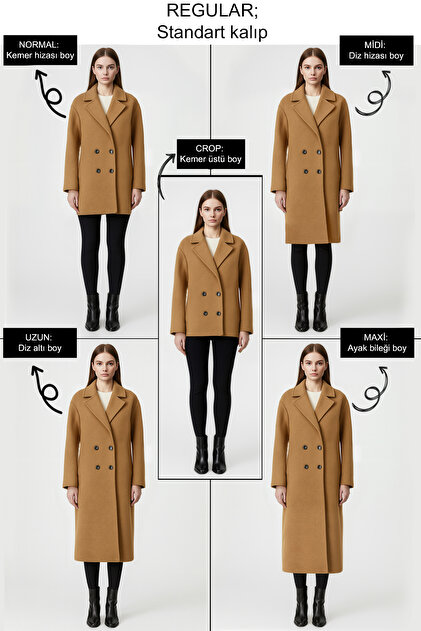 Trendyolmilla Siyah Yumuşak Dokulu Mevsimlik Kısa Oversize Kaşe