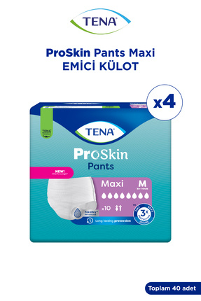 Tena Proskin Pants Maxi Emici Külot Orta Boy M 8 Damla 10'lu Paket