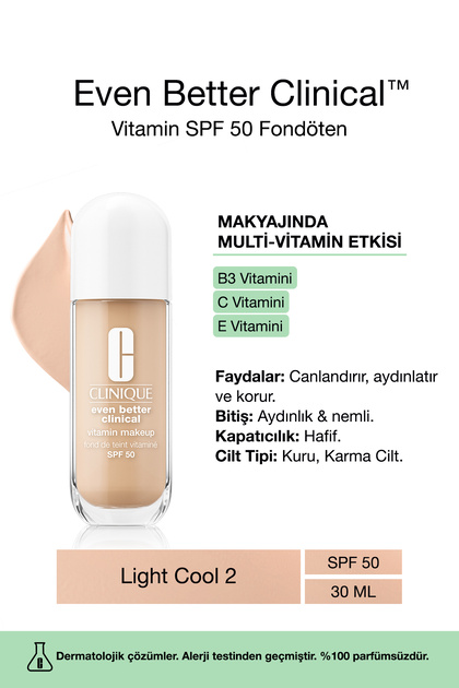 Clinique Even Better Clinical Vitamin Makeup SPF 50 Fondöten 30ml