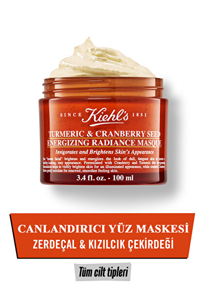Kiehl's Turmeric & Cranberry Zerdeçal ile Enerji ve Aydınlık veren