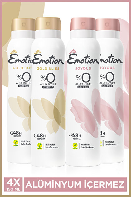 Emotion Gold Bliss & Joyous Kadın Alüminyumsuz Vegan Deodorant