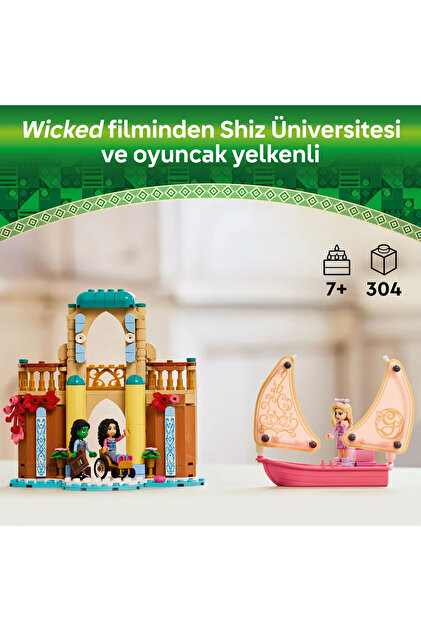 LEGO ® Wicked Glinda, Elphaba ve Nessarose, Shiz Üniversitesi'nde