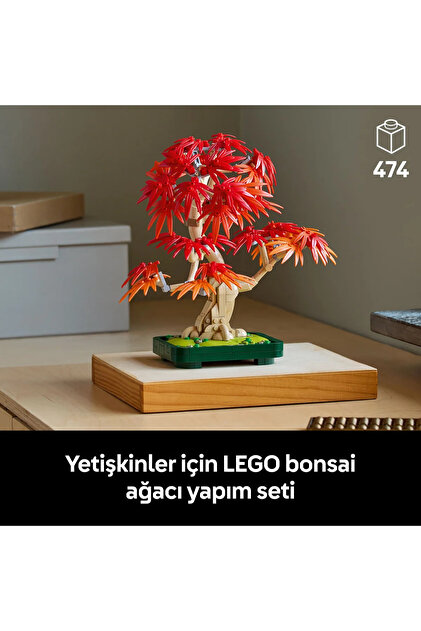 LEGO ® Botanicals Japon Kırmızı Akçaağaç Bonsai Ağacı 10348