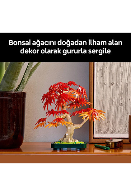 LEGO ® Botanicals Japon Kırmızı Akçaağaç Bonsai Ağacı 10348