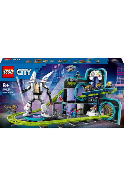 LEGO ® City Robot Dünyası Hız Treni Parkı 60421 - 8+ Çocuklar için