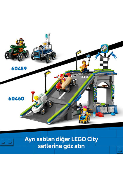 LEGO ® City Pizza Arabası İtfaiye Kamyonuna Karşı Yarış