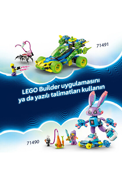 LEGO ® DREAMZzz™ Cooper'ın Kaplan Robotu ve Zero'nun Hot Rod