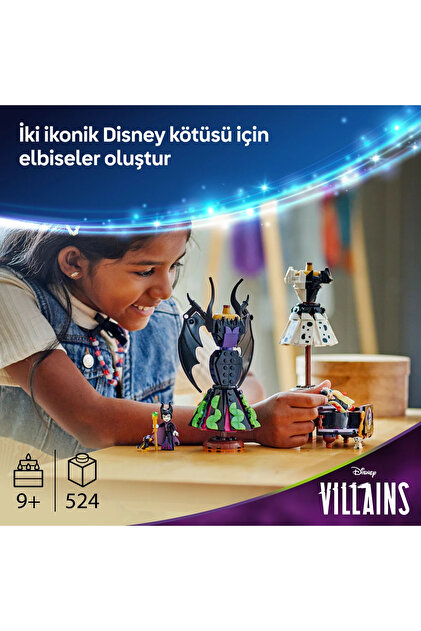 LEGO ® ǀ Disney Malefiz'in ve Cruella De Vil'in Elbiseleri 43262