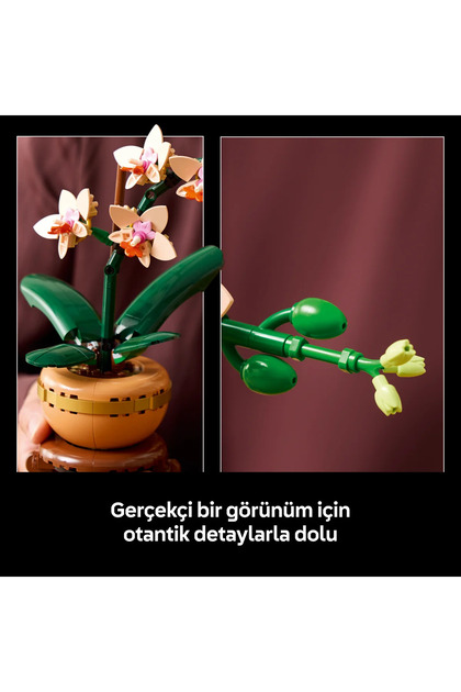 LEGO ® Botanicals Mini Orkide 10343 – Anneler Günü Hediyesi Yapay