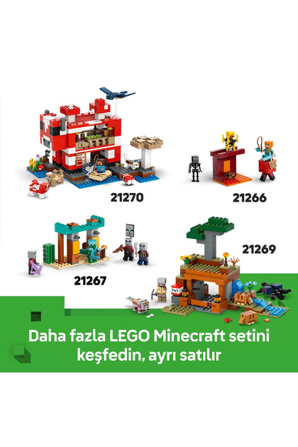 LEGO ® Minecraft® Yavru Domuz Evi 21268 - 7+ Çocuklar için