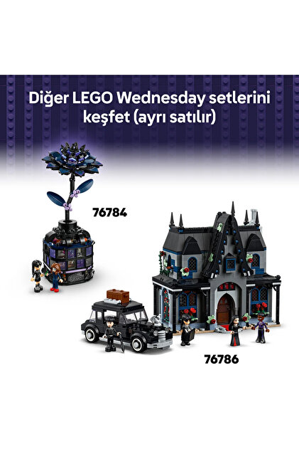 LEGO ® Wednesday Şey'in Dairesi 76785 – 10+ Yaş için Doğum Günü