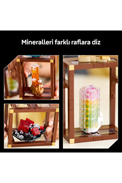 LEGO ® Ideas Mineral Koleksiyonu 21362 – Yetişkinler için Oturma