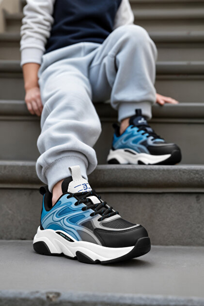 Dark Seer Kids DS STORM Siyah Mavi Çocuk Sneaker - Fiyatı, Yorumları