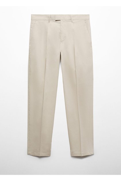 Beige Men's Trousers 77110571