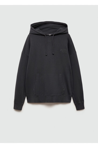 Kömür Rengi Kız Çocuk Sweatshirt 77084041