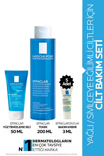 La Roche Posay Effaclar Set Bakım Seti Pürüzsüzleştirici Yağlı