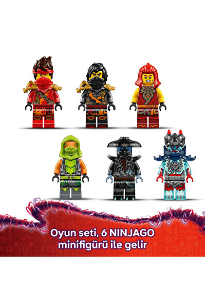 LEGO ® NINJAGO® Ninja Savaş Aracı 71844 - 8+ Çocuklar için 3'ü 1