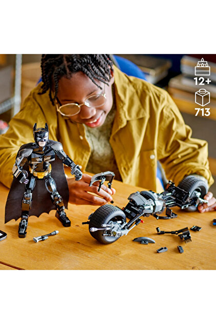 LEGO ® DC Batman™: Batman Yapım Figürü ve Bat-Pod Motosiklet 76273