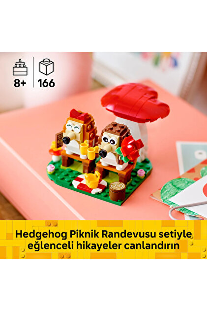 LEGO ® Iconic Kirpi Pikniği 40711 – 8+ Çocuklar için İçeren