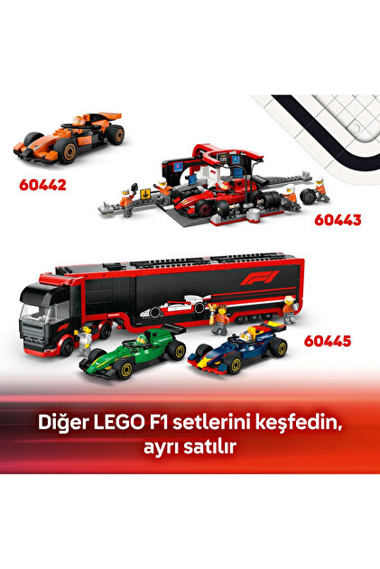 LEGO ® City F1® Williams Racing ve Haas F1® Yarış Arabaları 60464