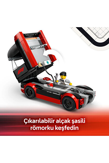 LEGO ® City RB20 ve AMR24 F1® Arabalı F1® Kamyonu 60445 - 8+