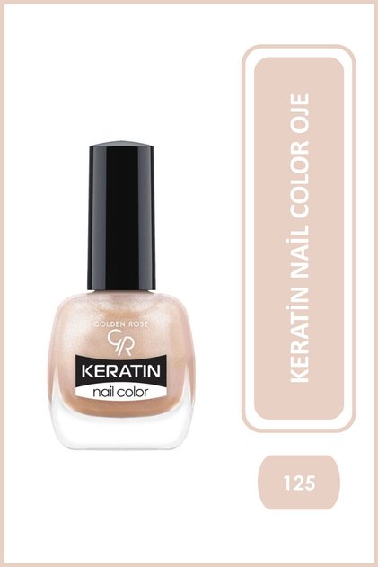 Keratin Nail Color - 125 - Keratin Altın Oje