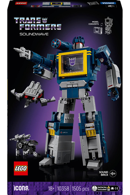 YourChoice ラキドロ ジョシュア soundwave ① LEGO LEGO10358 Icons Transformers: Soundwave - Fiyatı, Yorumları