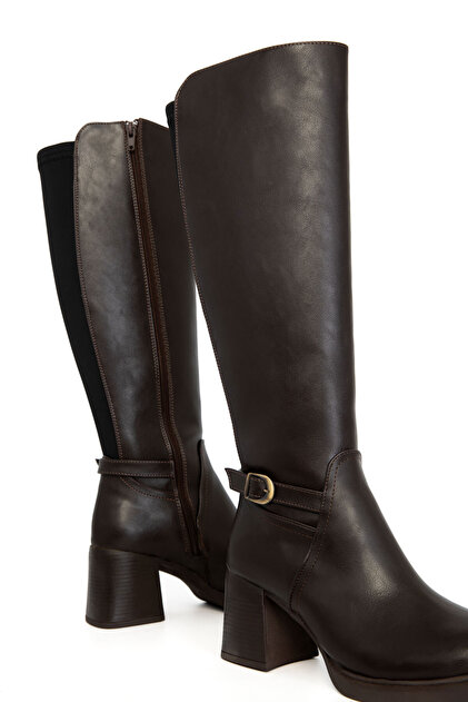 SOHO Brown Women's Boots 21063- Trendyol
