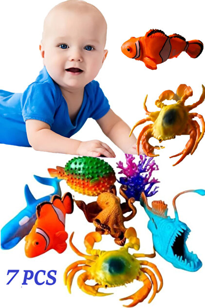 Hyd Oyuncak Deniz Canlıları Okyanus Hayvanları Silikon Yumuşak