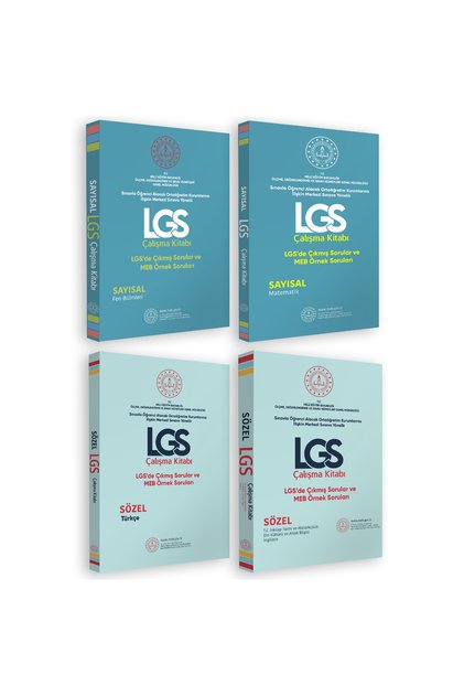 8.sınıf Lgs Meb Örnek Soruları Sözel Ve Sayısal 4’lü Set 2026 NİSAN BASKISI GÜNCEL KAPAK