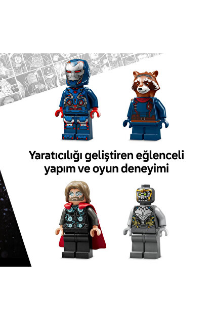 MARVEL THOR フィギュア 8個セット LEGO ® ǀ Marvel Avengers: Endgame Thor, Chitauri'ye Karşı 76322