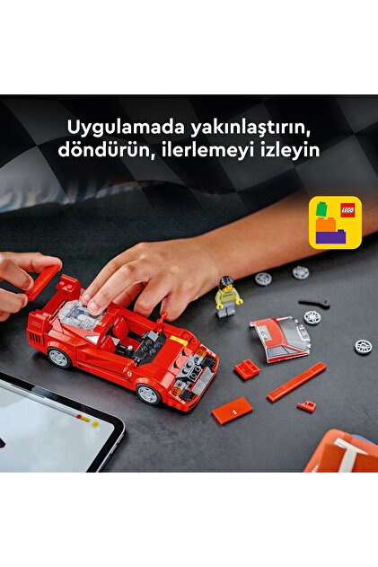 LEGO ® Speed Champions Ferrari F40 Süper Araba 76934 – 9+ Çocuklar