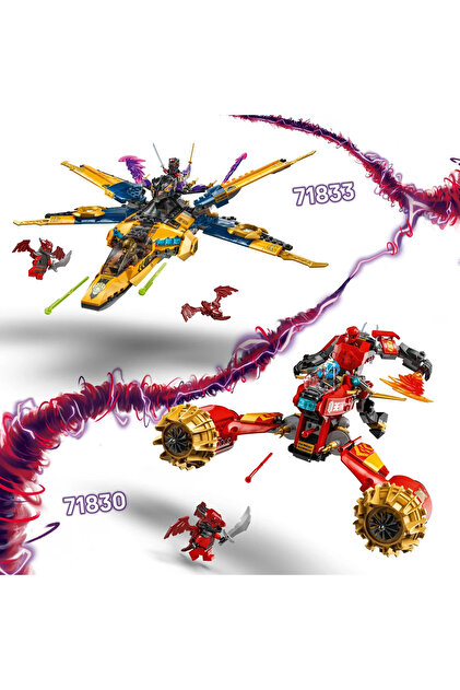 LEGO ® NINJAGO® Ras ve Arin'in Süper Fırtına Jeti 71833 - 8+