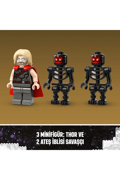 LEGO ® Marvel Thor, Surtur Yapım Figürüne Karşı 76289 – 8+