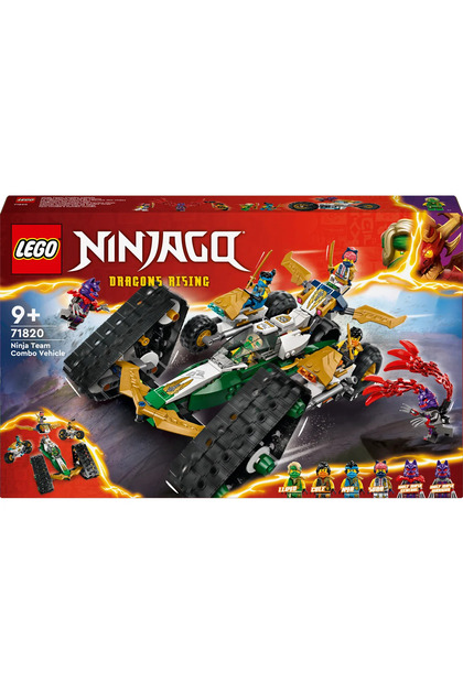 LEGO ® NINJAGO® Ninja Ekibi Kombo Araç 71820 – 9+ 4'ü 1 Arada