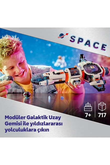 LEGO ® City Modüler Galaktik Uzay Gemisi 60446 - 7+ Çocuklar için