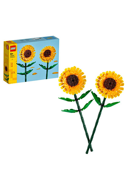 LEGO ® Botanicals Sunflowers, Faux Flower 40524 Building Set for 8